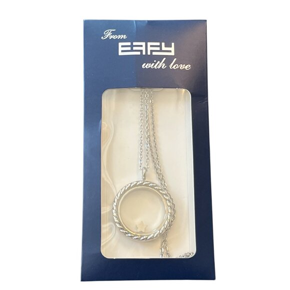 2 EFFY Locket Pendant Charm 13" Necklaces 1 NEW 1 Opened Effy With Love - Picture 6 of 9